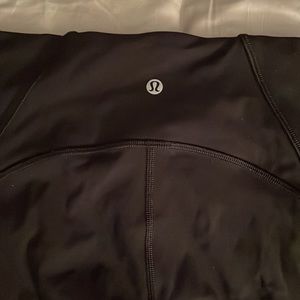 Lulu lemon cropped black leggings